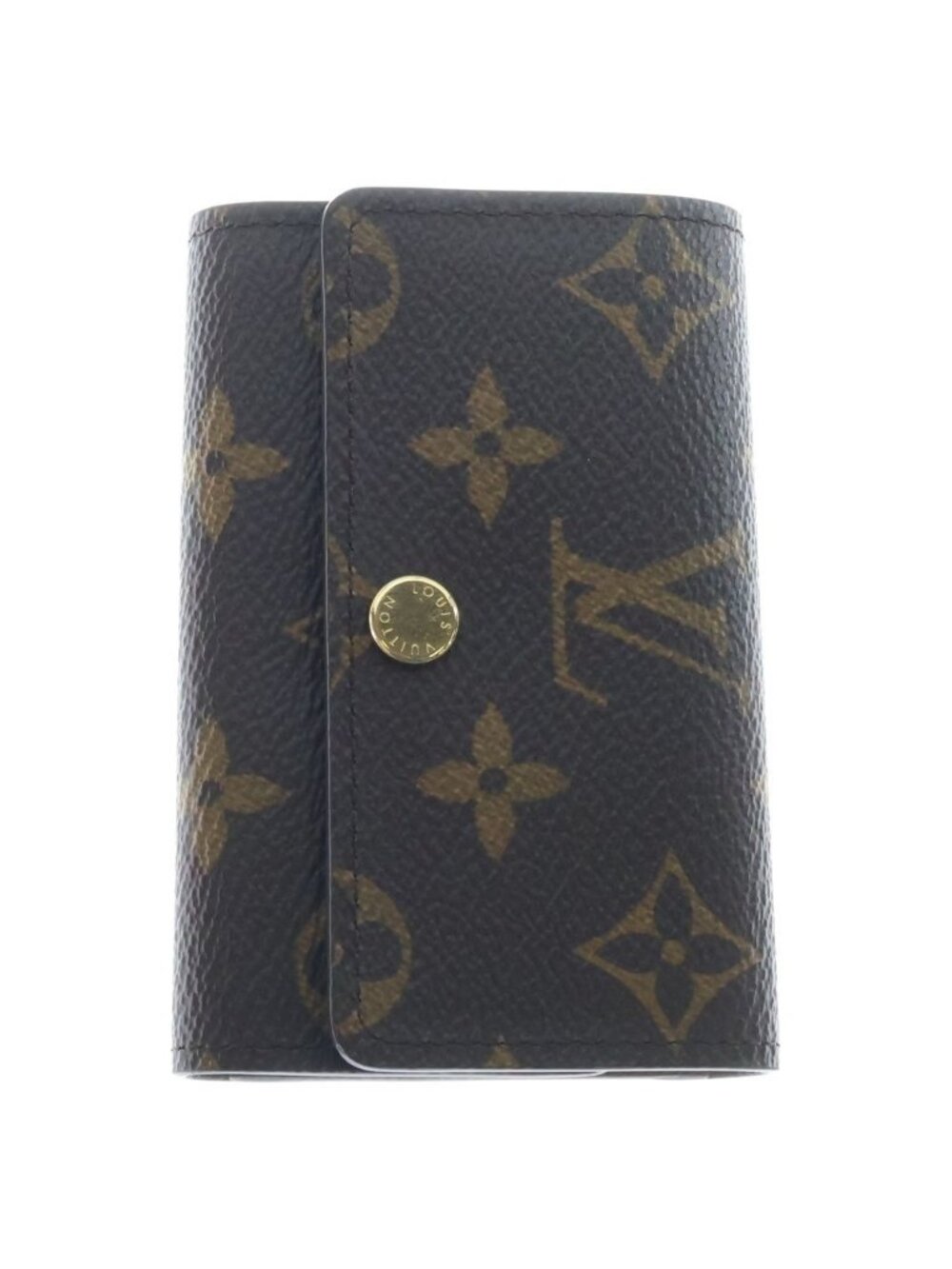 Louis Vuitton Multicles 6 Key Case Monogram Leather Brown Key Holder